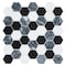 Andova Tiles SAMPLE Channing 2 x 2 Marble Honeycomb Mosaic Floor Use Tile SAM-ANDCHA121 - alternate 1